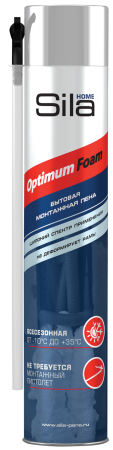Sila HOME Optimum Foam, Бытовая монтажная пена, 750 мл Sila HOME Optimum Foam, Бытовая монтажная пена, 750 мл