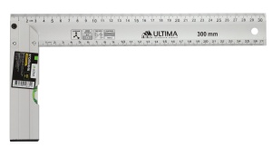 Угольник Ultima, 300 мм, алюминиевый, литой