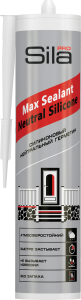 Герметик силиконовый нейтральный, белый, Sila PRO Max Sealant Neutral Silicone, 290 мл