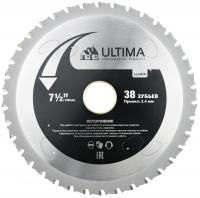 Пильный диск по металлу и дереву Ultima,190 х 30мм, 38 зубьев