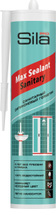 Герметик силиконовый санитарный, бесцветный, Sila PRO Max Sealant Sanitary, 280 мл