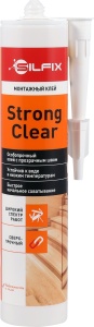 SILFIX Strong Clear, монтажный универсальный клей, прозрачный