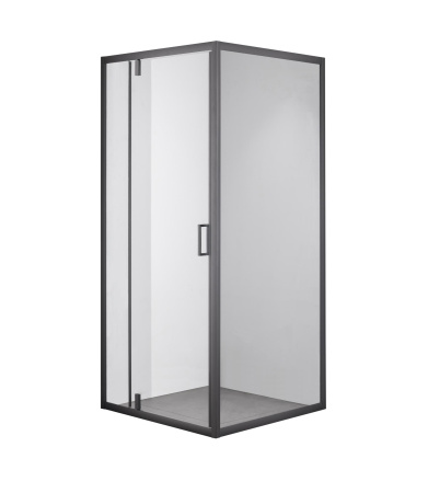 Душевой уголок DUERO, квадратный, черный DR-90CS-SW-GB