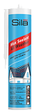 Каучуковый герметик для кровли, серый, Sila PRO Max Sealant ALL Weather, 290 мл