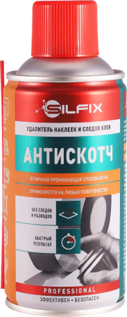 SILFIX Средство для удаления наклеек Антискотч / Антиклей