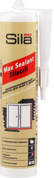 Герметик силиконизированный Sila PRO Max Sealant Silacril, 290 мл