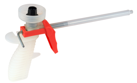 Пистолет для монтажной пены, пластиковый, прозрачный, Boxer