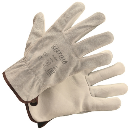 Перчатки кожаные комбинированные со спилком ULTIMA, ULT235