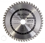 Пильный диск по дереву Ultima,190 х 20мм, 48 зуб, +кольцо