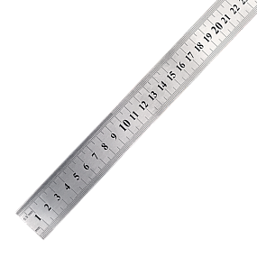 Линейка ULTIMA, 400 мм, нержавеющая сталь
