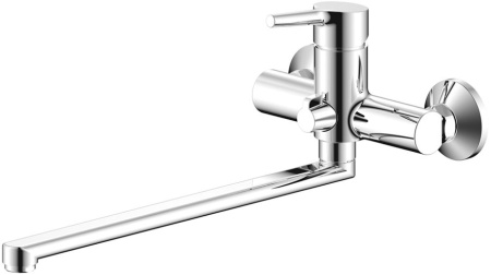 Смеситель для ванны с длинным изливом ALBA 15221AL