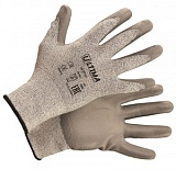 Перчатки из специального порезостойкого волокна (3) с полиуретановым покрытием ULTIMA ®