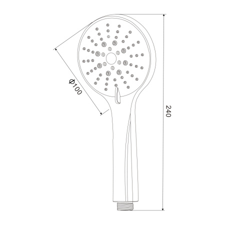 Лейка для душа D135