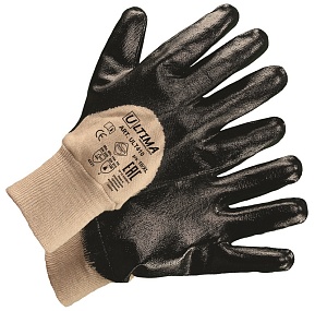 Перчатки с нитриловым покрытием, манжета, полуобливные ULTIMA ®