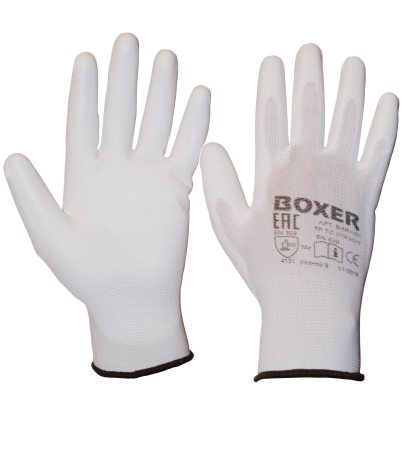 Перчатки BOXER нейлоновые с полиуретановым покрытием, BXR1101 Перчатки BOXER нейлоновые с полиуретановым покрытием, BXR1101