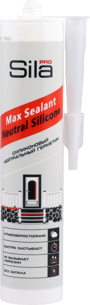 Герметик силиконовый нейтральный, Sila PRO Max Sealant Neutral Silicone