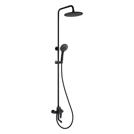 Смеситель для ванны с верхним душем BARROS 22511-1BRB черный