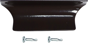 Ручка балконная притворная ULTIMA, коричневая, металл