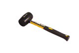 Киянка резиновая Ultima, 450 г, черная резина, фиберглассовая рукоятка