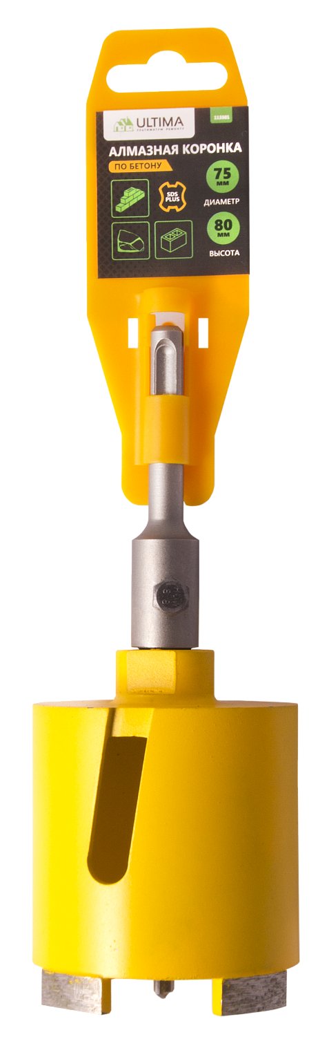 Коронка по бетону, 70 мм, SDS plus