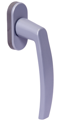 Ручка оконная, VICTORY, алюм, 8-позиционная,35 штифт,Серебро,(1к - 60 шт.)