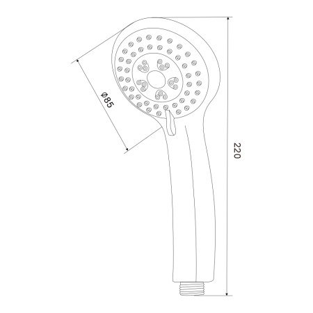 Лейка для душа D133