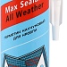 Каучуковый герметик для кровли, черный, Sila PRO Max Sealant ALL Weather, 290 мл