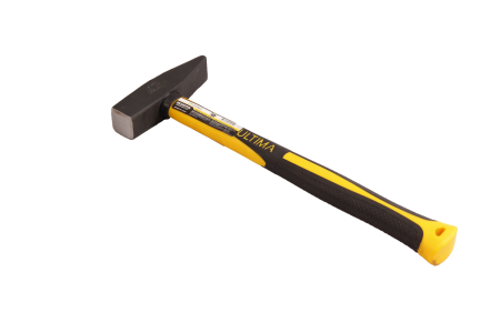 Молоток слесарный Ultima, 500 г, фиберглассовая обрезиненная рукоятка