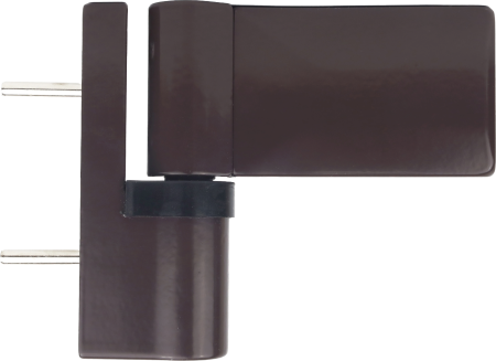 Петля для ПВХ дверей, аналог DHV (KTV), 150 кг. (1к.-30шт.), Коричневая