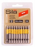 Биты Sila Pro, ph2*50мм, сталь S2, магнит., торсионные, 10 шт