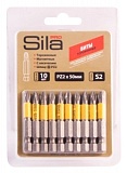 Биты Sila Pro, pz2*50мм, сталь S2, магнит., торсионные, 10 шт