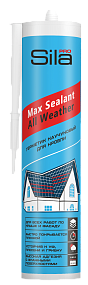 Каучуковый герметик для кровли, бесцветный, Sila PRO Max Sealant ALL Weather, 290 мл
