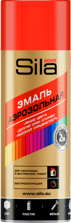 Sila HOME, флур красный, краска аэрозольная