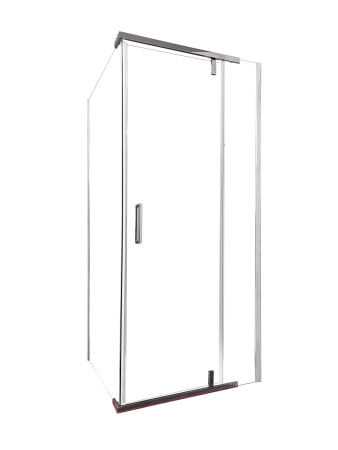 Душевой уголок VIAR, прозр. стекла, квадратный, хром VR-90CS-SW-C