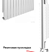 Радиатор отопления алюминиевый SOLUR PREMIUM A-500-01-10, 8 секций