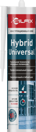 SilFix Hybrid Universal конструкционный клей, белый, 280 мл