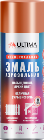 Краска аэрозольная ULTIMA, красное золото металлик, 520 мл Краска аэрозольная ULTIMA, красное золото металлик, 520 мл