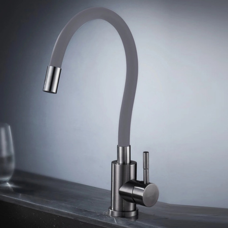 Смеситель для кухни BALEAR 13435-3BLG, серый