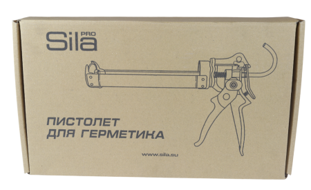 Полукорпусной пистолет SILA для герметика, профессиональный, усиленный