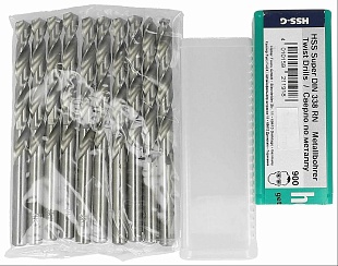 Сверло по металлу НSS-G Super DIN 338 RN 4,3х47х80мм (1 уп-10 шт)