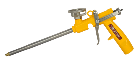 Пистолет ULTIMA Stout для монтажной пены, цельнометаллический с регулятором подачи