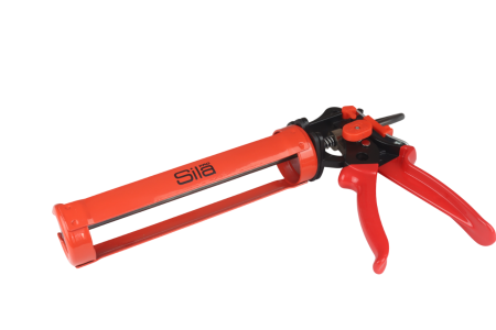 Полукорпусной пистолет SILA для герметика, профессиональный, усиленный
