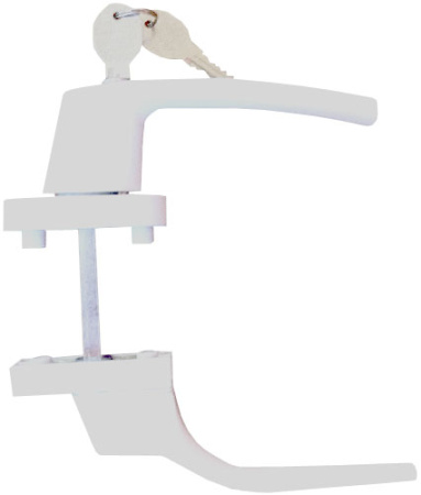 Ручка оконная двусторонняя узкая / обычная с ключом