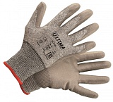 Перчатки из специального порезостойкого волокна (5) с полиуретановым покрытием ULTIMA ®