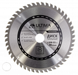 Пильный диск по дереву Ultima,160 х 20мм, 48 зуб, +кольцо