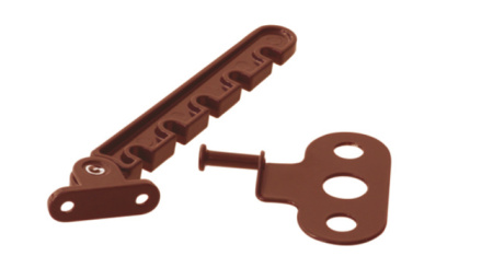 Ограничитель открывания 5-ти позиционный с металлическим держателем (300шт.)