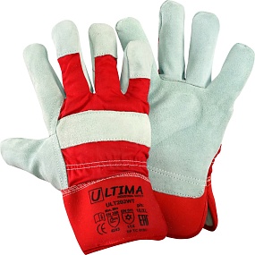 Перчатки ULTIMA комбинированные спилковые утепленные Thinsulate® 
