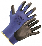 Перчатки трикотажные нейлоновые с полиуретановым покрытием ладони и кончиков пальцев ULTIMA ®
