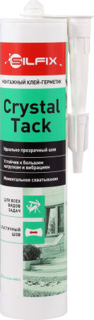 SilFix Hybrid Bond Crystal Tack, монтажный клей-герметик