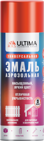 Краска аэрозольная ULTIMA, объём 520 мл Краска аэрозольная ULTIMA, объём 520 мл